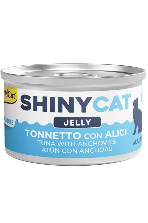 Gimcat Shinycat Jelly Ançüezli ve Ton Balıklı Kedi Konservesi 70gr