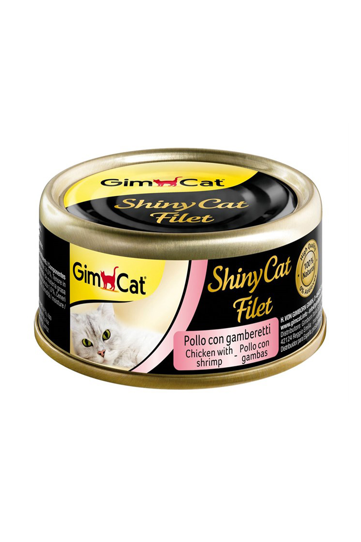 GimCat Shinycat Fileto Tavuk Karides 70gr