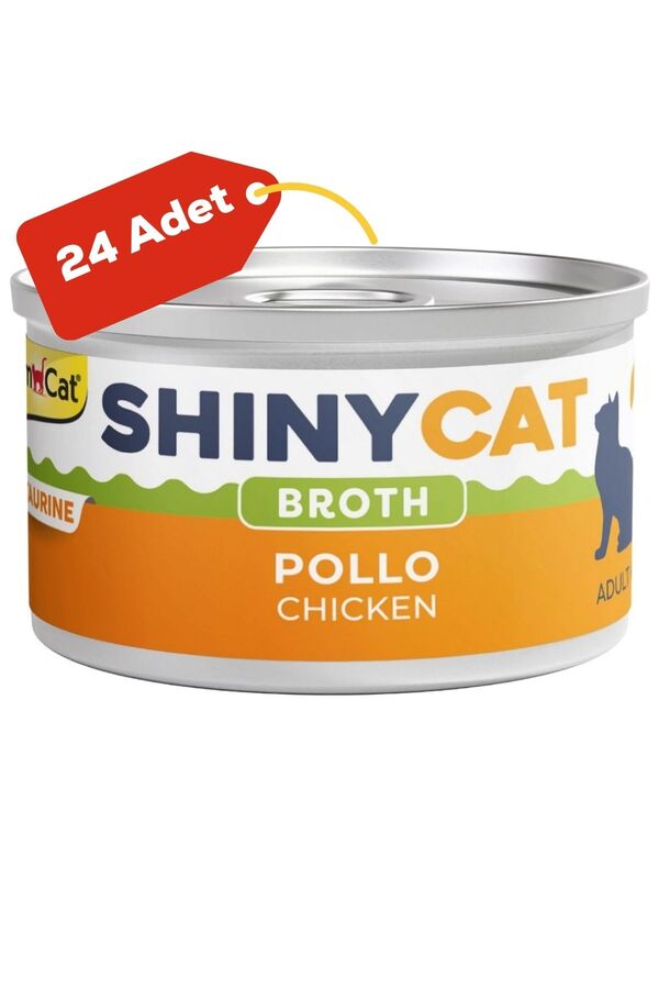 GimCat Shinycat Tavuklu Kedi Konservesi 70gr 24lü