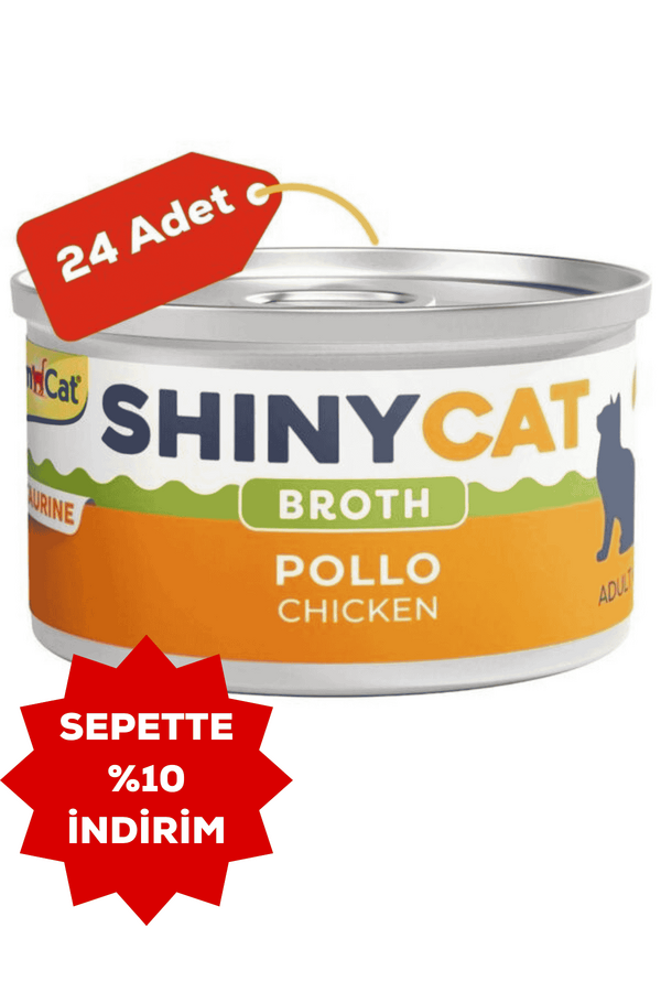 GimCat Shinycat Tavuklu Kedi Konservesi 70gr 24lü