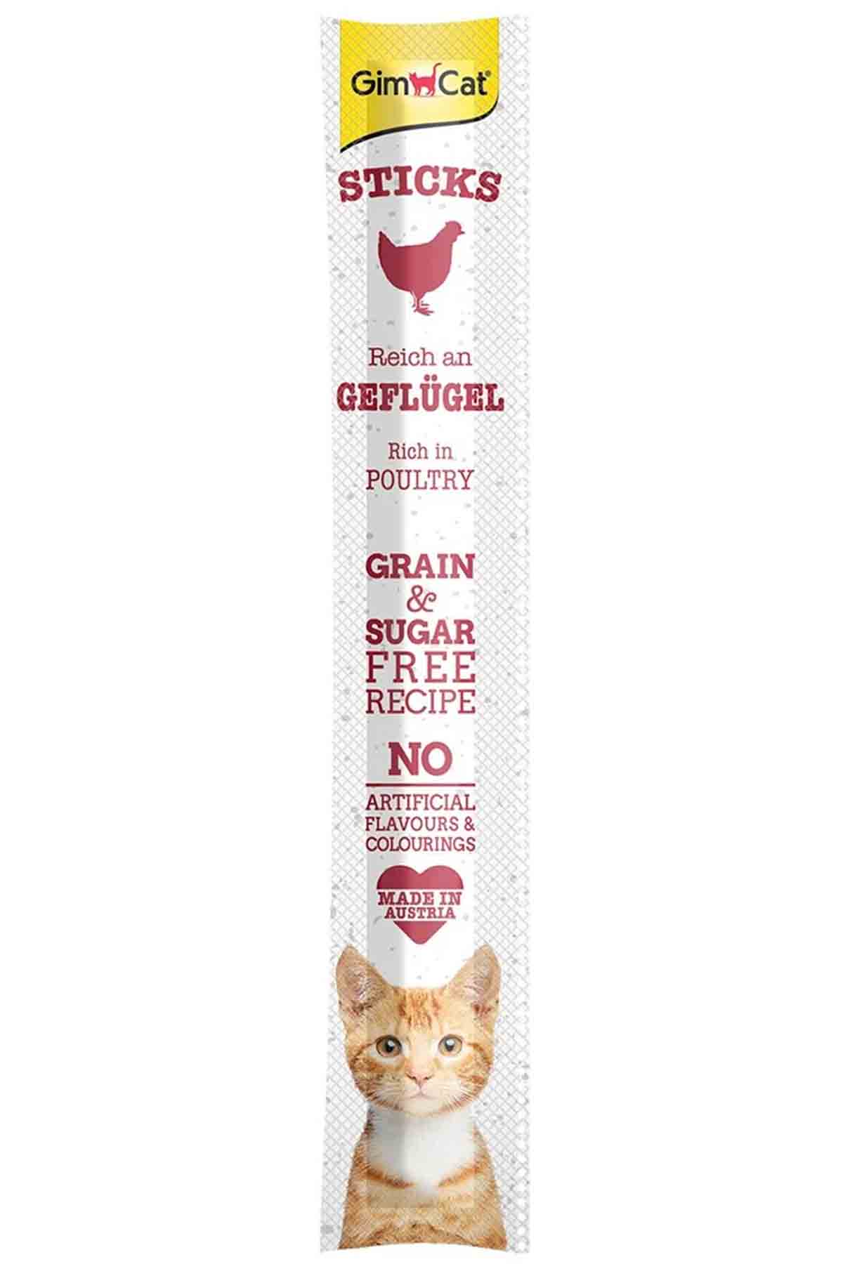 GimCat Sticks Kümes Hayvanlı Ödül Çubuğu