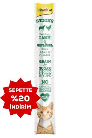 GIMCAT - GimCat Sticks Kuzu ve Tavuk Etli Ödül Çubuğu