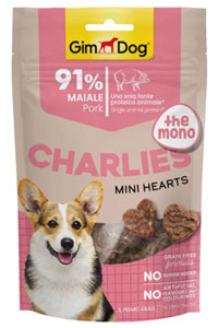 GIMDOG - Gimdog Charlies Mini Hearts The Mono Domuz Etli Köpek Ödülü 70gr
