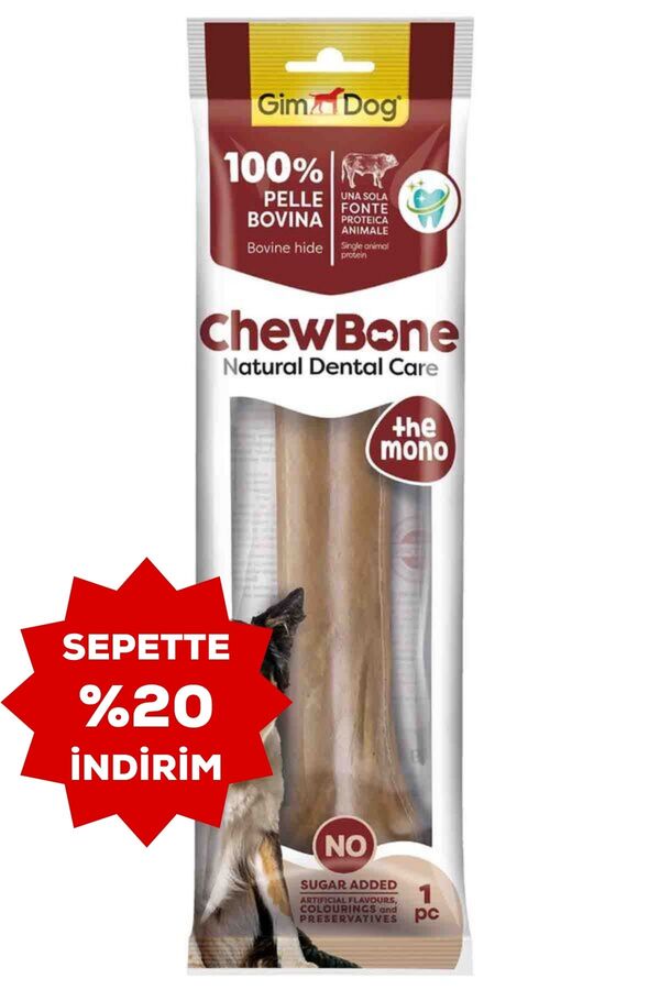 Gimdog Chew Bones Press Köpek Çiğneme Kemiği Naturel