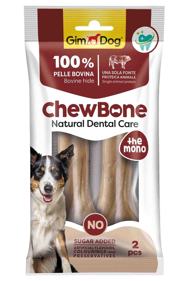GimDog Chew Bones Press Naturel Köpek Çiğneme Kemiği 5,5’’ 120gr