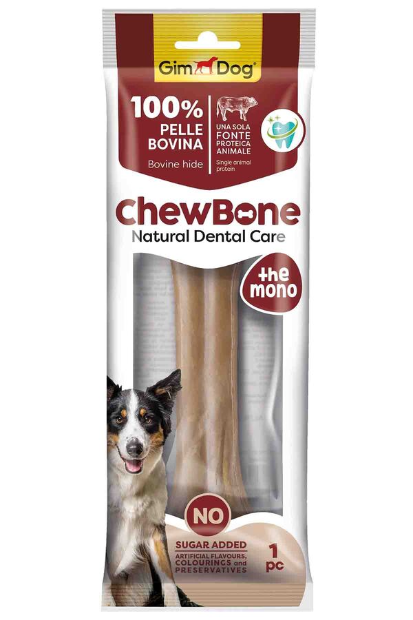GimDog Chew Bones Press Naturel Köpek Çiğneme Kemiği 8’’ 150gr