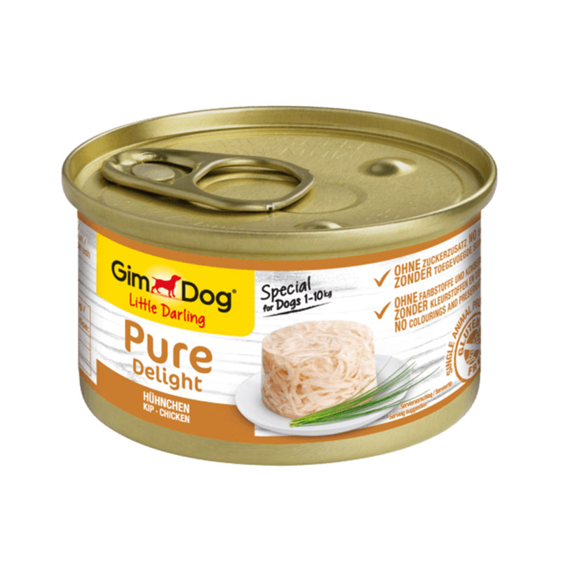 Gimdog Pure Delight Tavuklu Köpek Konservesi 85gr