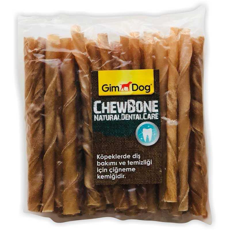 Gimdog Mordimi Köpek Ödül Burgu Çubuk (50li) 12cm 6gr Natural