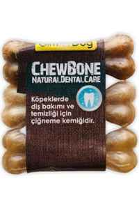 GIMDOG - GimDog Mordimi Press Köpek Ödül Kemiği (3lü) 9cm Natural