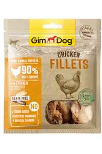 Gimdog Tavuklu ve Yeşil Çaylı Tahılsız Fileto Köpek Ödülü 60gr