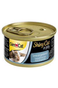 GimCat Shinycat Ton Balıklı ve Karidesli Kedi Konservesi 70gr