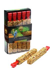 GOLD WINGS - Gold Wings Premium Ballı Meyveli Muhabbet Kuşu Krakeri 1