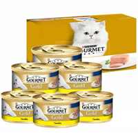 Gourmet Gold Kıyılmış Tavuklu Yetişkin Kedi Konservesi 6x85gr