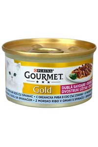 GOURMET - Gourmet Gold Okyanus Balığı ve Sebzeli Yetişkin Kedi Konservesi 85gr