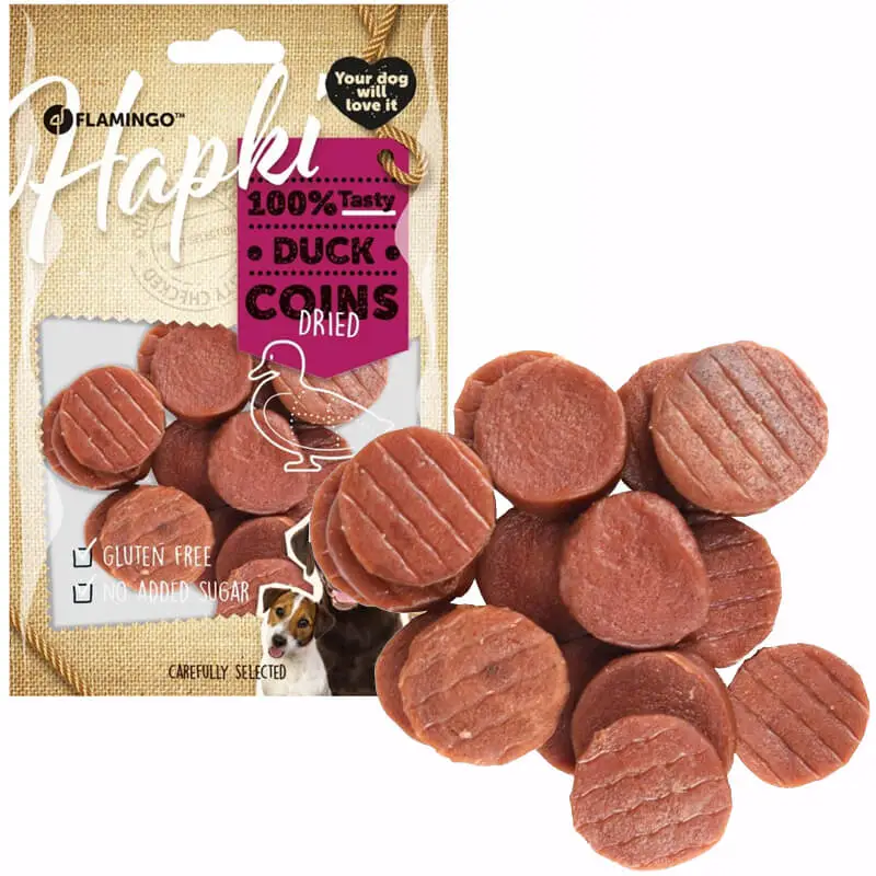 FLAMINGO - Hapki Duck Coins Ördekli Köpek Ödül Maması 85gr