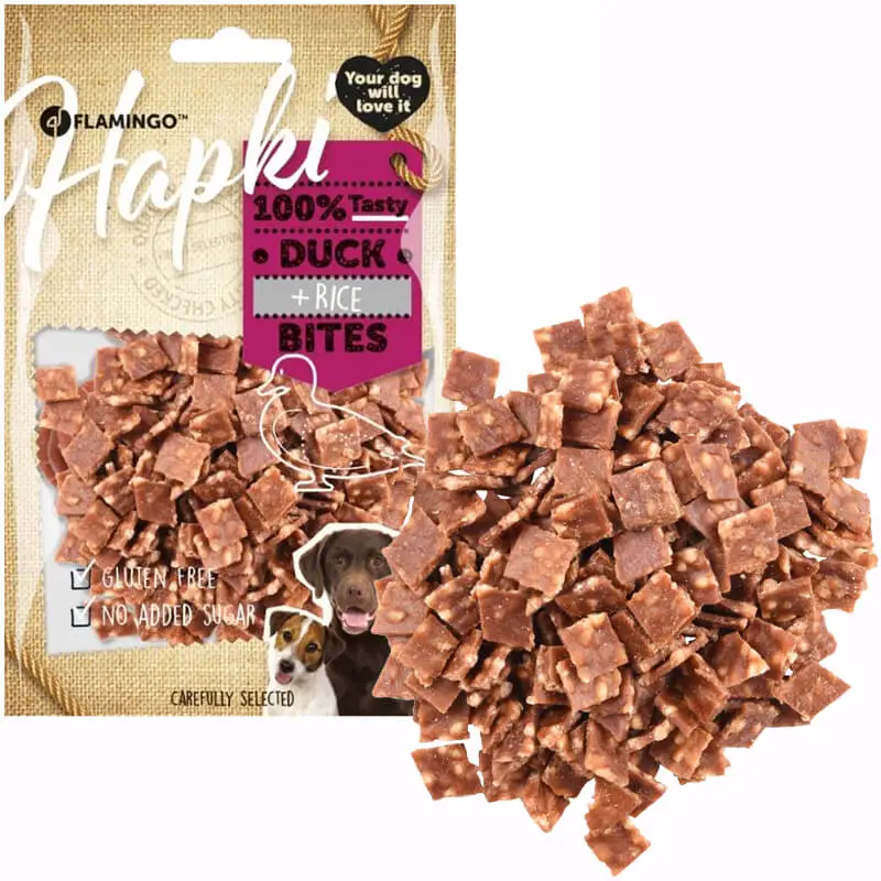 Flamingo Hapki Ördek ve Pirinçli Köpek Ödül Maması 85gr