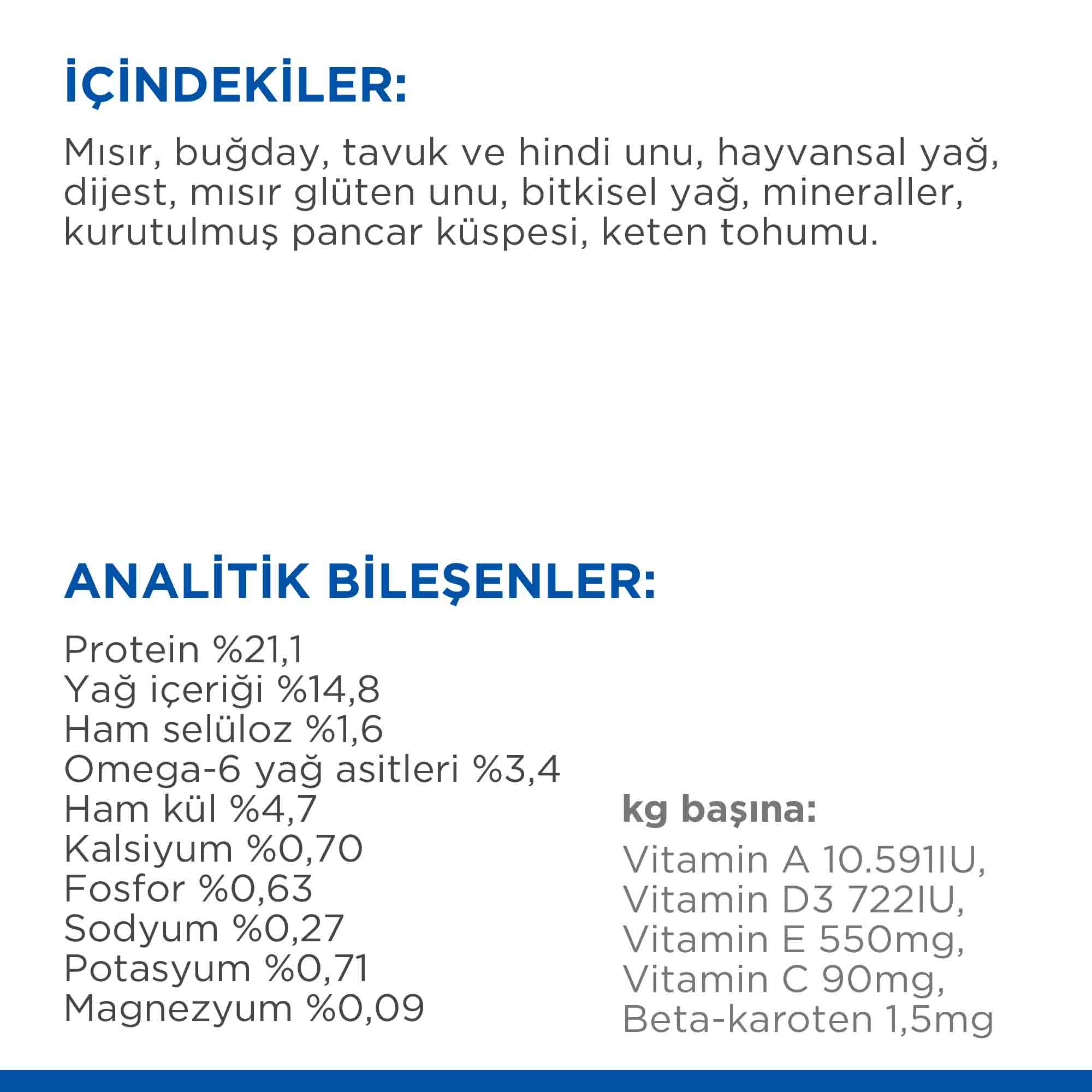 Hills Tavuklu Orta Irk Yetişkin Köpek Maması 2,5kg