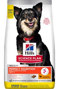 Hills Adult Perfect Digestion Tavuklu Sindirim Destekleyici Küçük Irk Yetişkin Köpek Maması 1,5kg