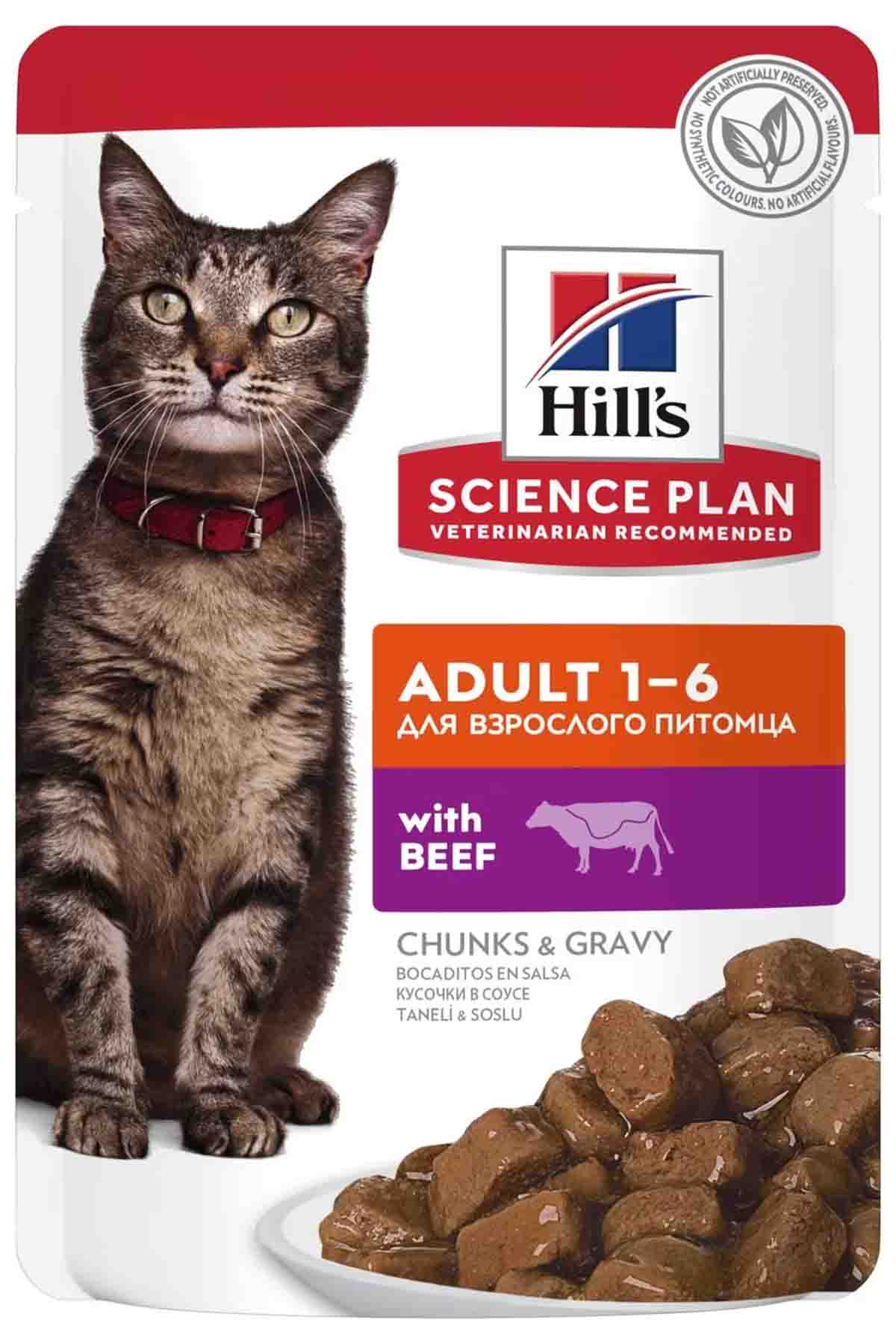 Hills Biftekli Yetişkin Kedi Konservesi 85gr