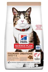HILLS - Hills Culinary Creations Somon ve Havuçlu Yetişkin Kedi Maması 1,5kg