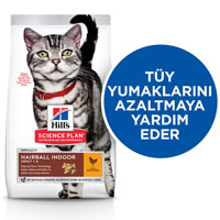 Hills Hairball Indoor Tüy Yumağı Önleyici Tavuklu Yetişkin Kedi Mamasi 1,5kg - Thumbnail