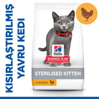 Hills Sterilised Kitten Tavuklu Yavru Kedi Maması 1,5kg - Thumbnail