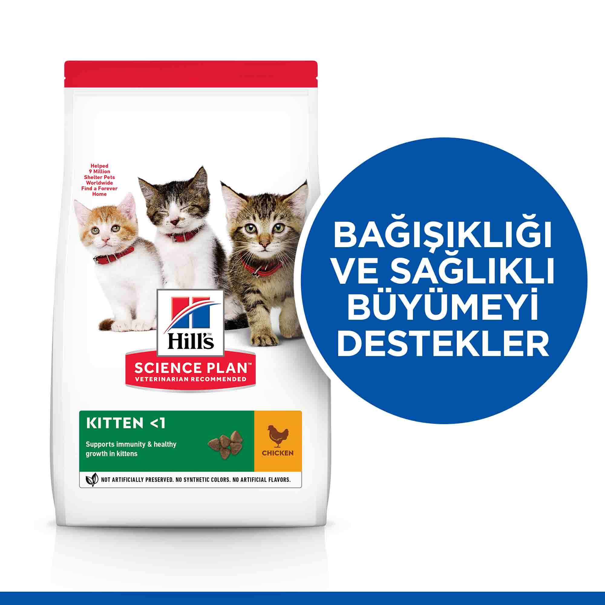 Hills Kitten Tavuklu Yavru Kedi Maması 1,5kg