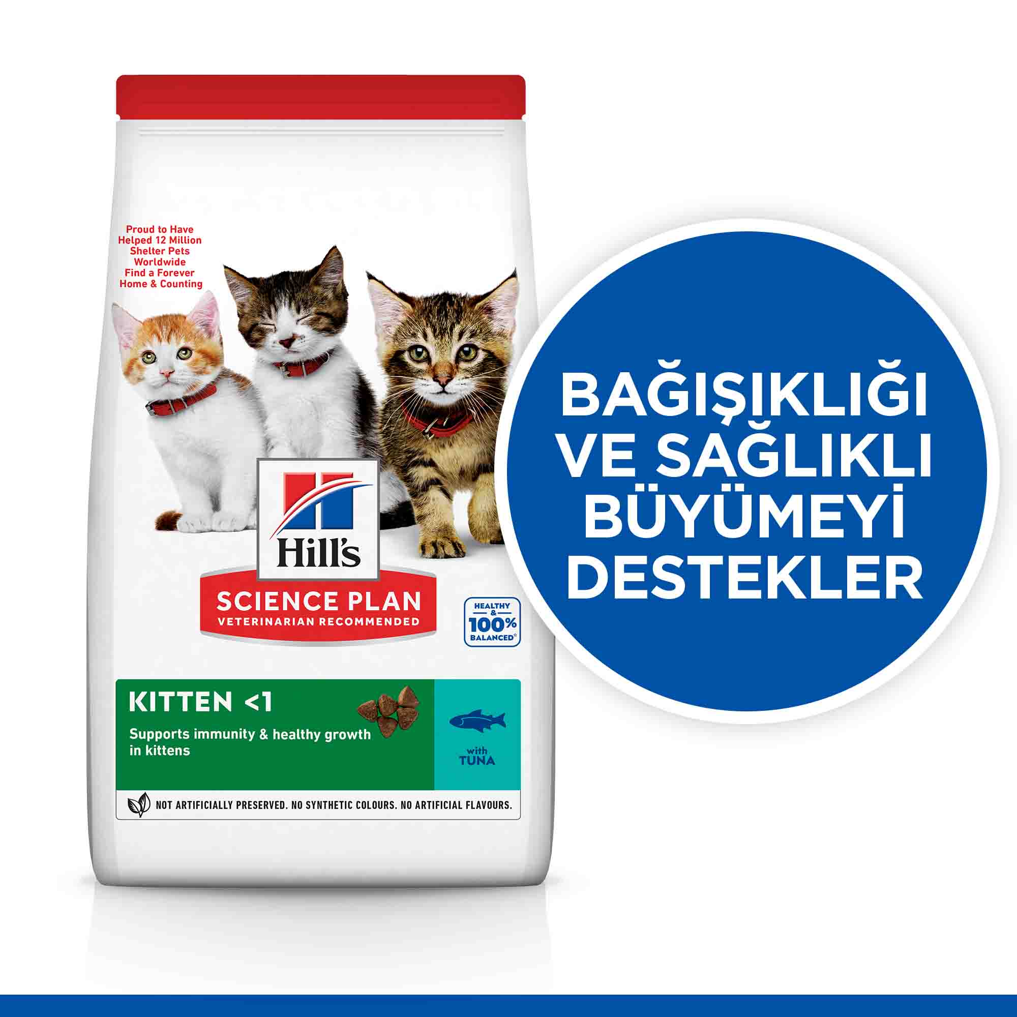 Hills Kitten Ton Balıklı Yavru Kedi Maması 1,5kg