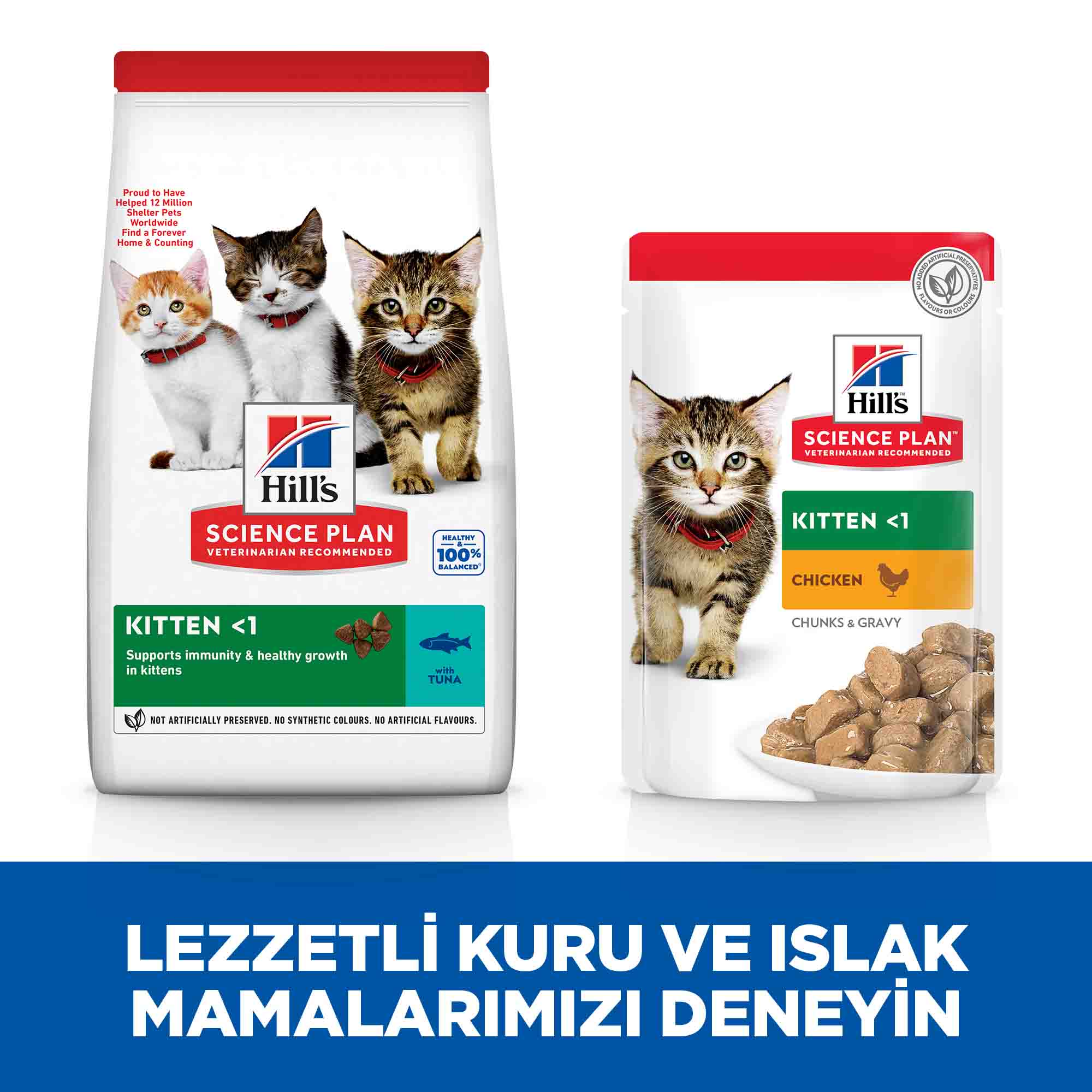 Hills Kitten Ton Balıklı Yavru Kedi Maması 1,5kg