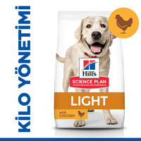 Hills Light Tavuklu Büyük ve İri Irk Yetişkin Köpek Maması 14kg - Thumbnail