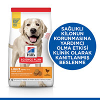 Hills Light Tavuklu Büyük ve İri Irk Yetişkin Köpek Maması 14kg - Thumbnail