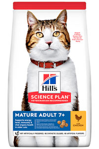 Hills Mature Adult 7+ Tavuklu Yaşlı Kedi Maması 1,5kg - Thumbnail