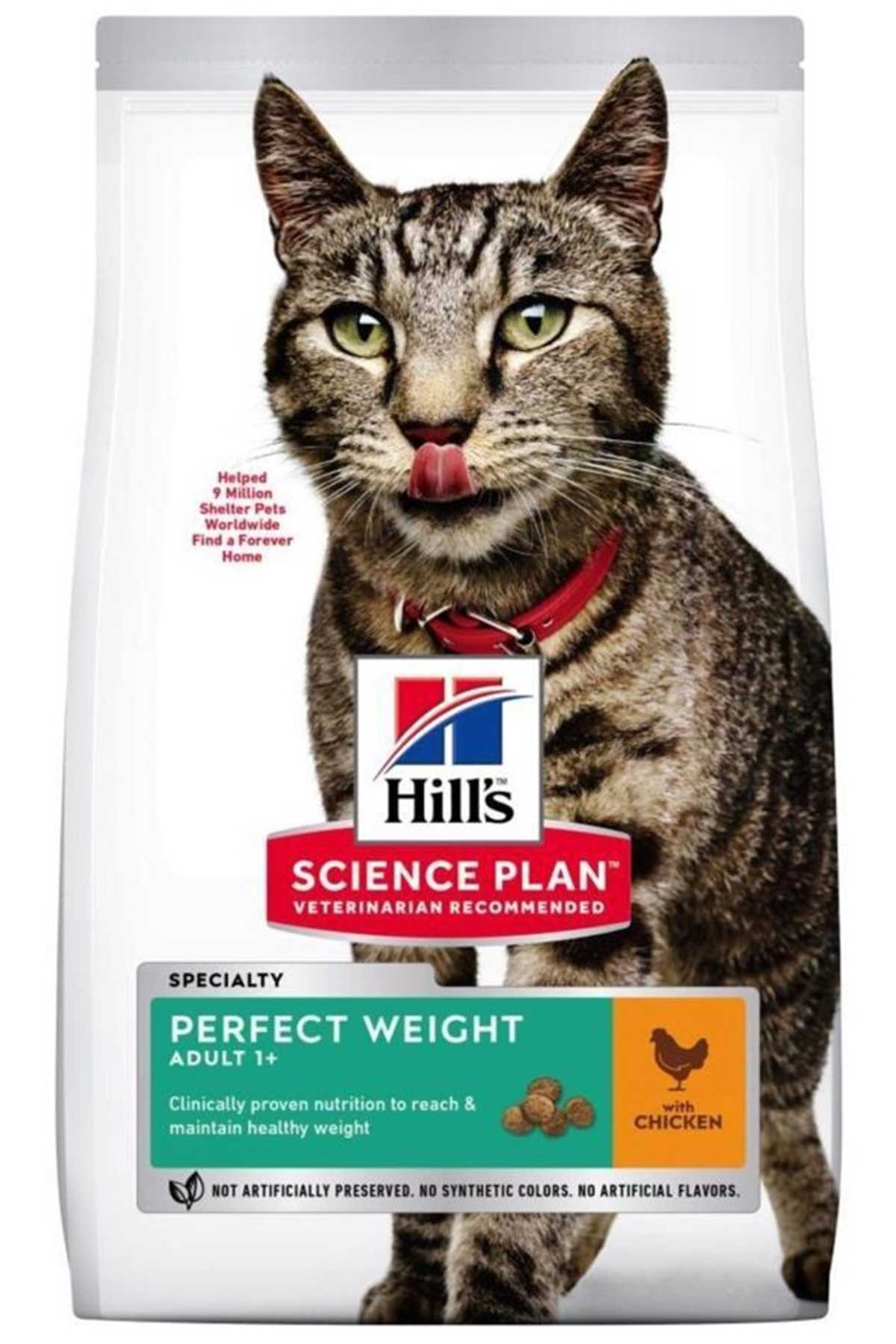 Hills Perfect Weight Yetişkin Tavuklu Kedi Maması 2,5kg