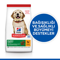 Hills Puppy Tavuklu Büyük ve İri Irk Yavru Köpek Maması 14,5kg - Thumbnail