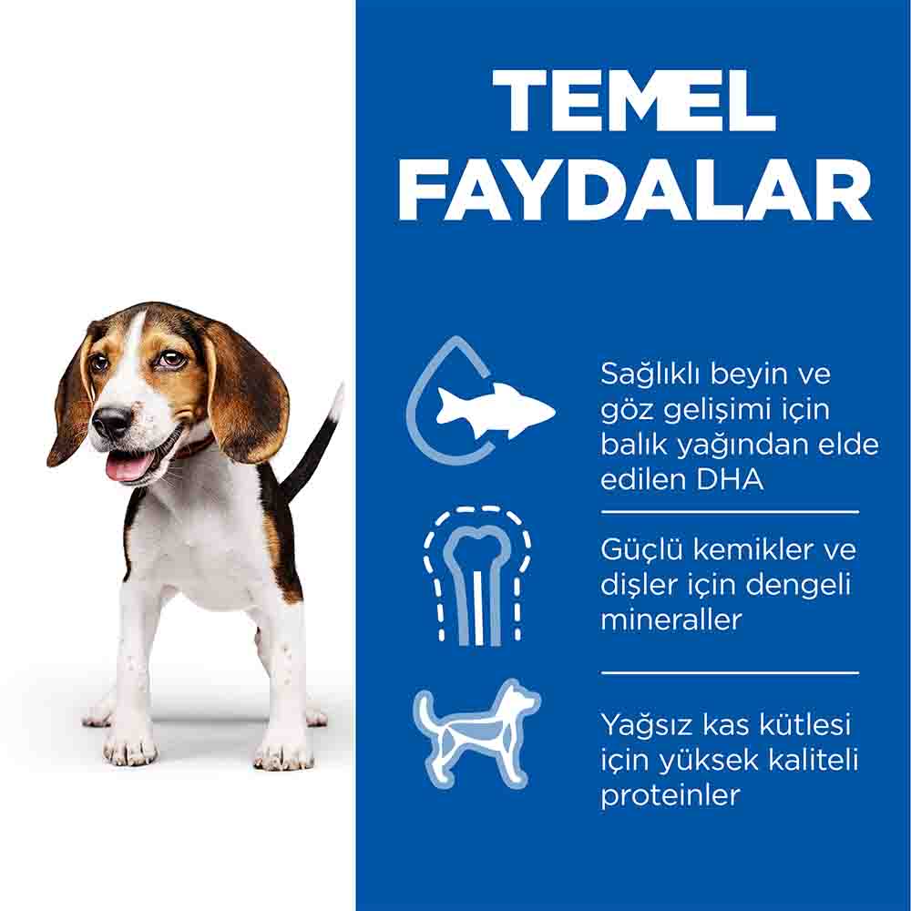 Hills Puppy Tavuklu Orta Irk Yavru Köpek Maması 14kg