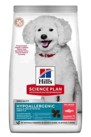 HILLS - Hills Science Plan Hypo-Allergenic Somonlu Küçük Irk Yetişkin Köpek Maması 6kg