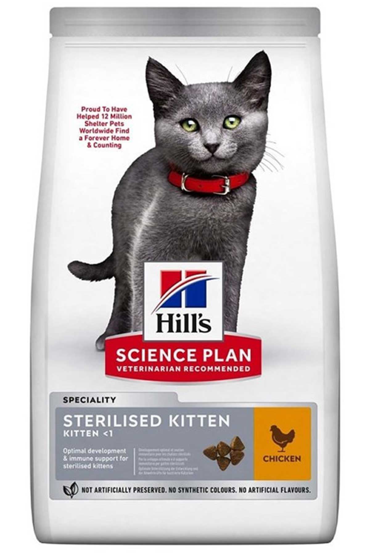 Hills Sterilised Kitten Tavuklu Yavru Kedi Maması 3kg