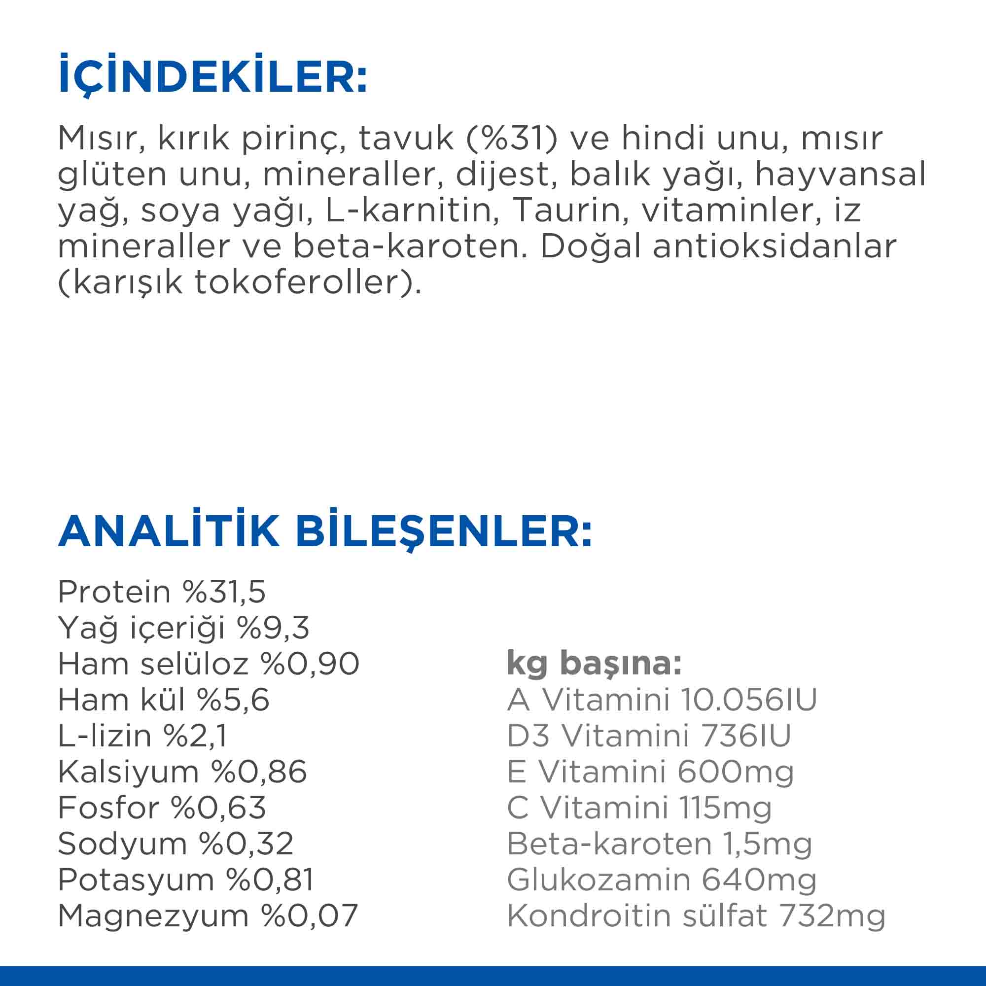 Hills Mature Adult 7+ Tavuklu Kısırlaştırılmış Yaşlı Kedi Maması 1,5kg