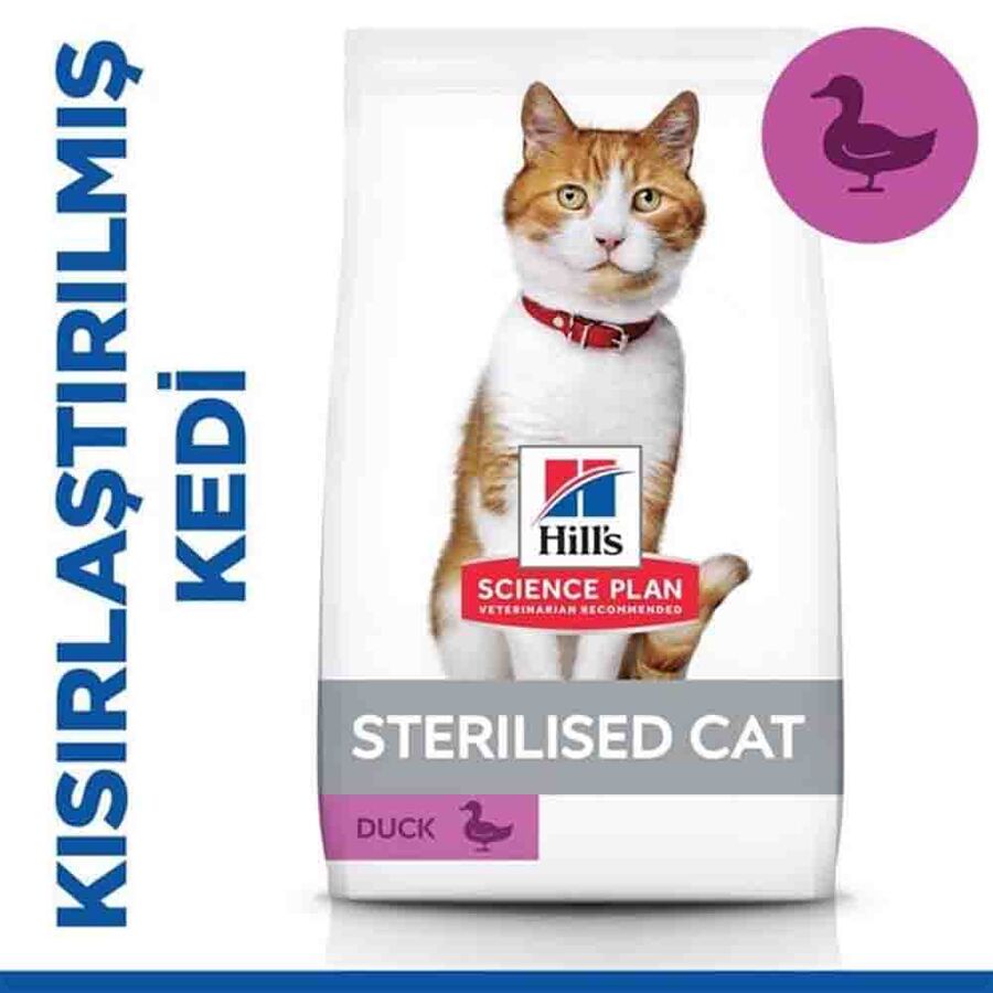 Hills Ördek Etli Kısırlaştırılmış Kedi Maması 10kg