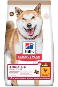 Hills Tahılsız Tavuklu Orta Irk Yetişkin Köpek Maması 12 Kg