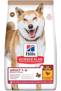 HILLS - Hills Tahılsız Tavuklu Orta Irk Yetişkin Köpek Maması 2,5kg