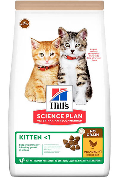 Hills Kitten Tahılsız Tavuklu Yavru Kedi Maması 1,5kg