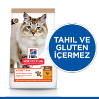 Hills Tahılsız Tavuklu Yetişkin Kedi Maması 1,5 Kg - Thumbnail