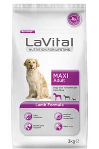 LAVITAL - LaVital Kuzulu Büyük Irk Yetişkin Köpek Maması 3kg