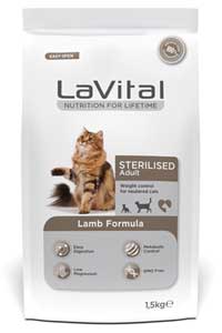 LaVital Kuzulu Kısırlaştırılmış Kedi Maması 1.5kg