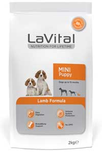 LaVital Mini Irk Yavru Köpek Maması Kuzulu 2kg