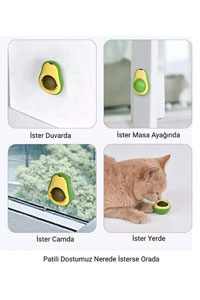 LifeMiya Catnipli Avokado Şeklinde Kedi Nanesi Oyuncağı - Thumbnail
