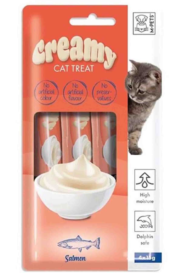 Creamy Somon Balıklı Kedi Ödülü 4x15gr