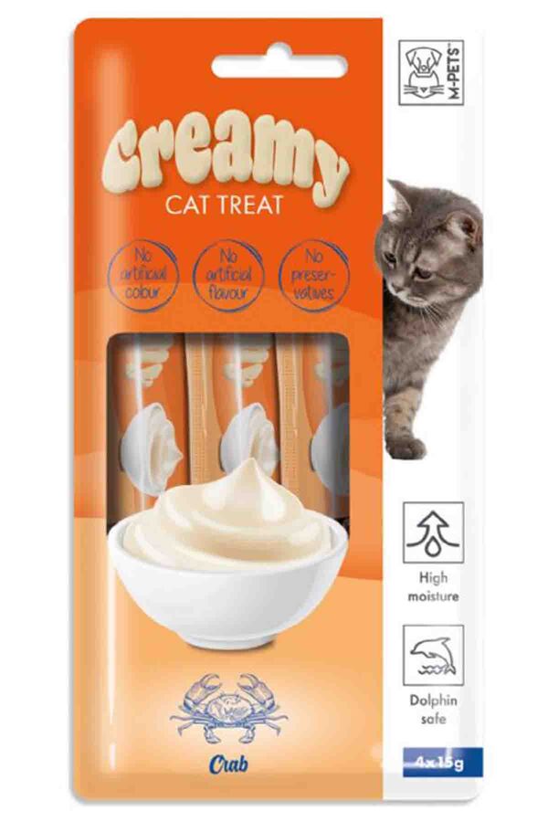 Creamy Yengeçli Kedi Ödülü 4x15gr