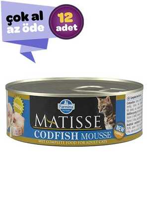Matisse Morina Balıklı Yetişkin Kedi Konservesi 12x85gr (12li)